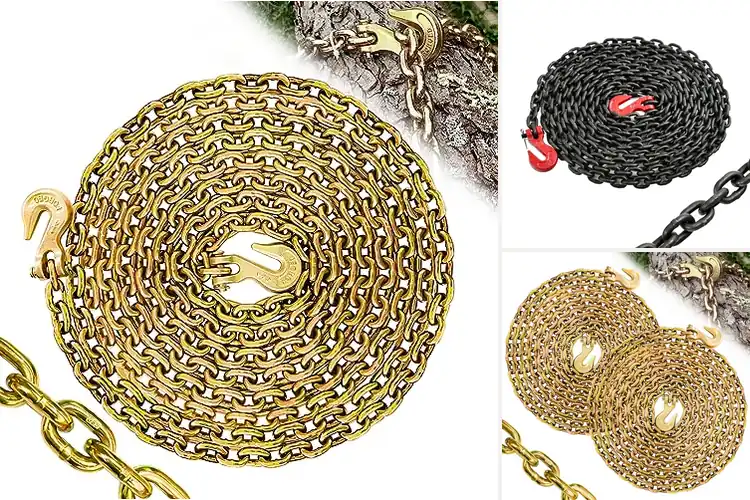 Detailed view of Best 1/4 Inch 20FT Transport Chains
