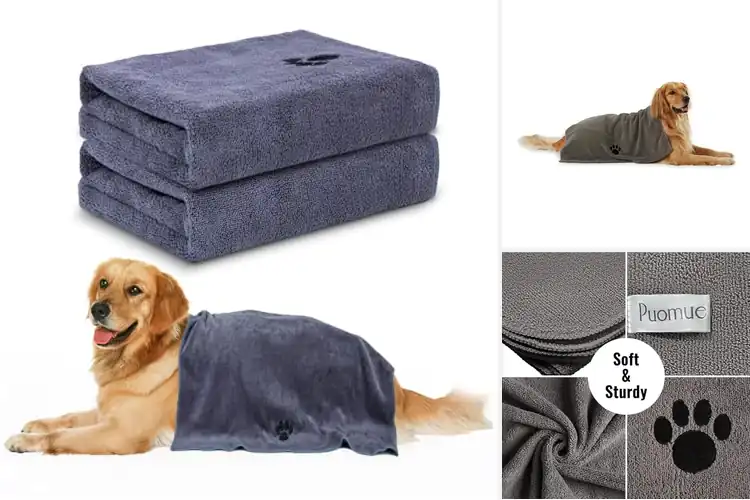 Detailed view of Best Absorbent Dog Towels: Quick-Dry Comfort for Your Pet