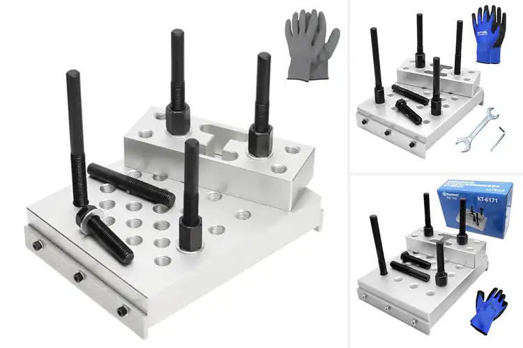 Detailed view of Best Bushing Removal and Installation Support Plates