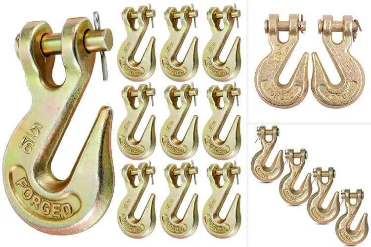 Detailed view of Best Clevis Grab Hook Chains