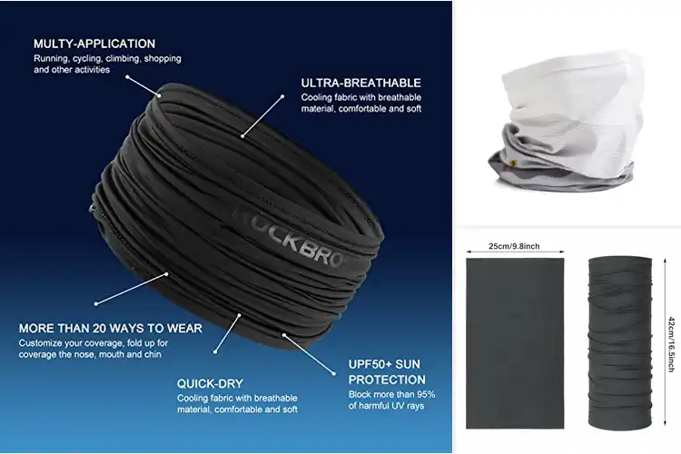 Detailed view of Best Cycling Neck Gaiters: Top 10 for Comfort & Protection