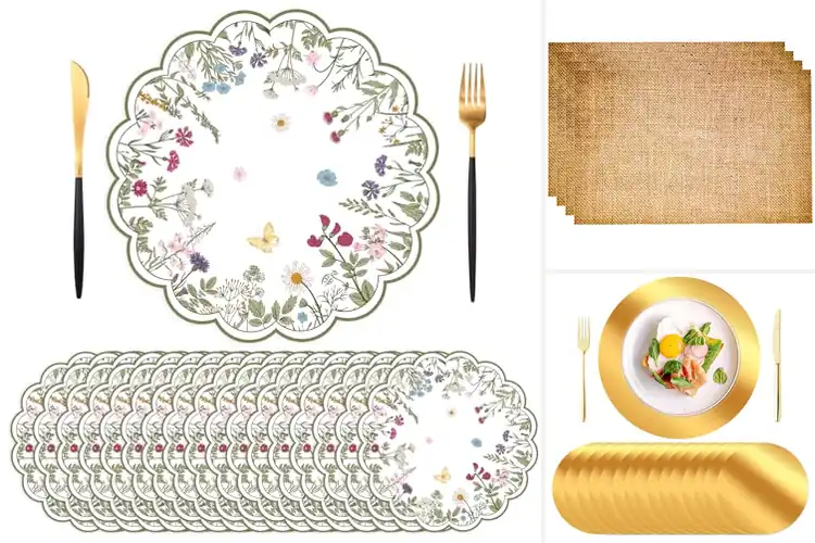 Detailed view of Best Decorative Paper Placemats