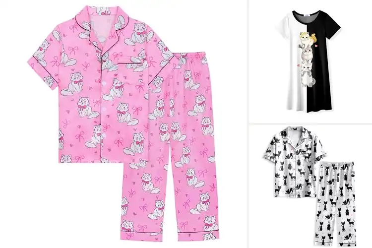Detailed view of Best Girls Cat Pajamas