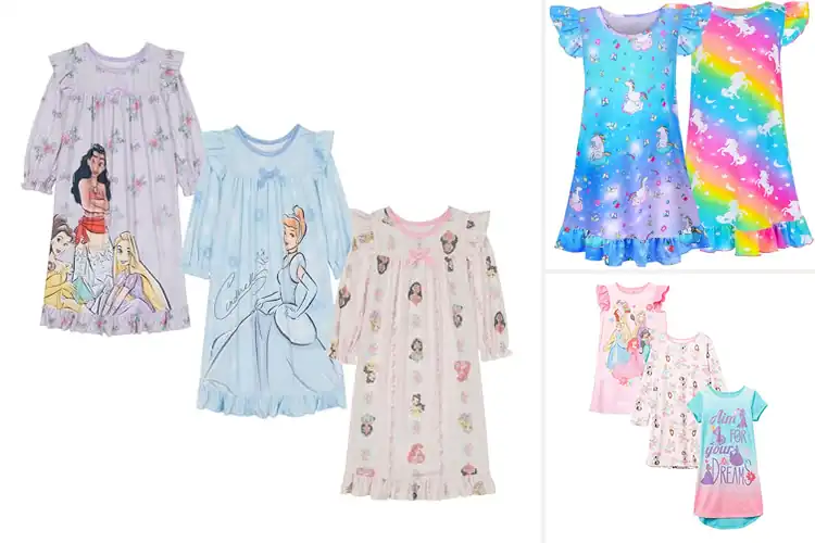 Detailed view of Best Girls Pajama Dresses: 10 Cozy & Cute Bedtime Styles