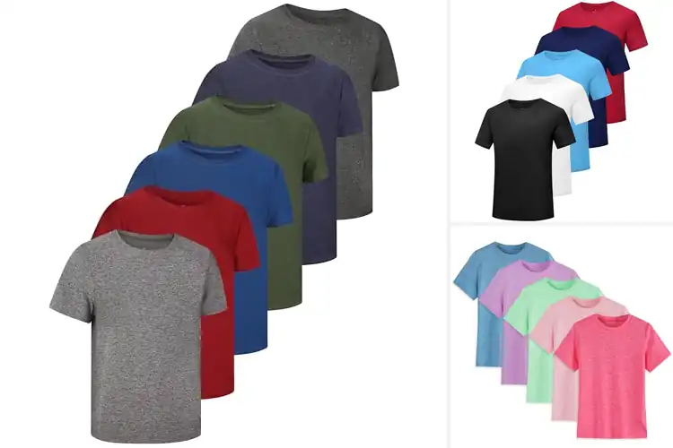 Detailed view of Best Kids Quick Dry Shirts