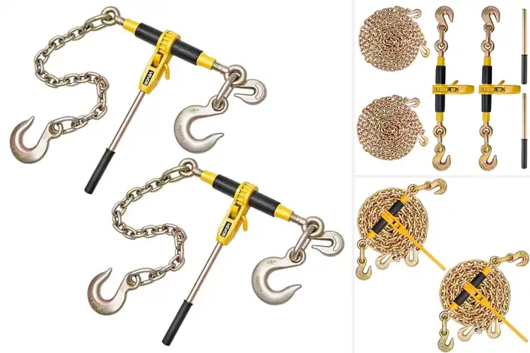 Detailed view of Best Load Binder Tie Down Chains