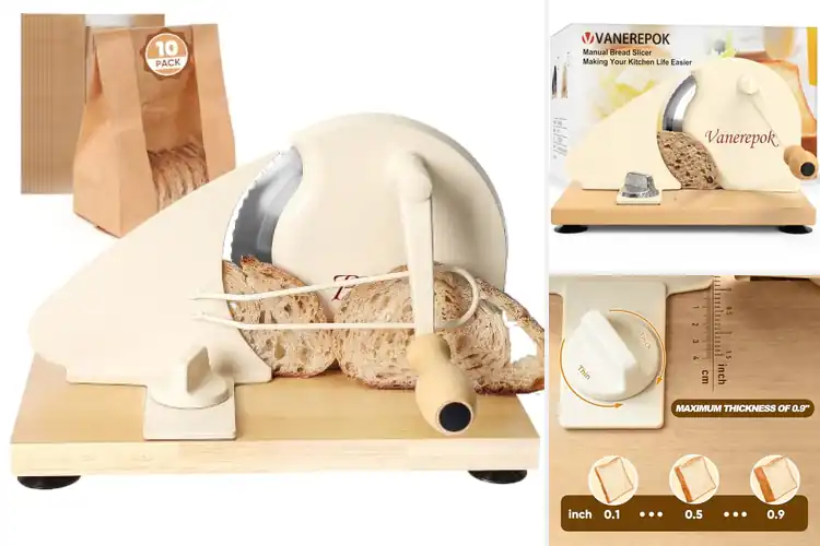 Detailed view of Best Manual Bread Loaf Slicers: Perfect Slices Every Time