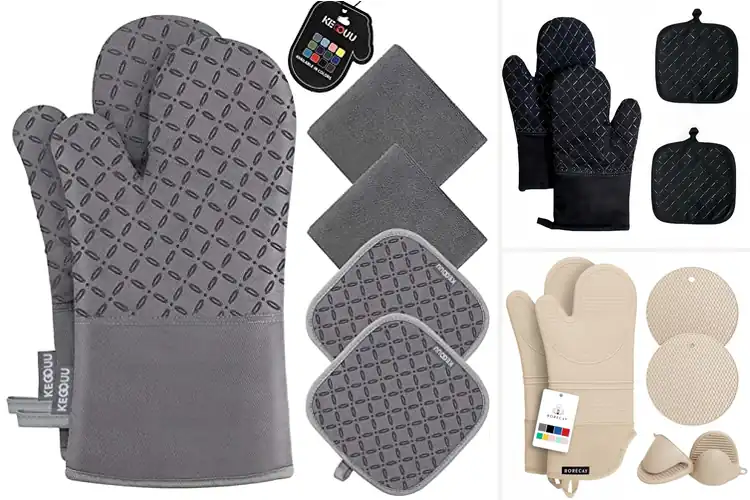 Detailed view of Best Pot Holders And Oven Mitts Sets