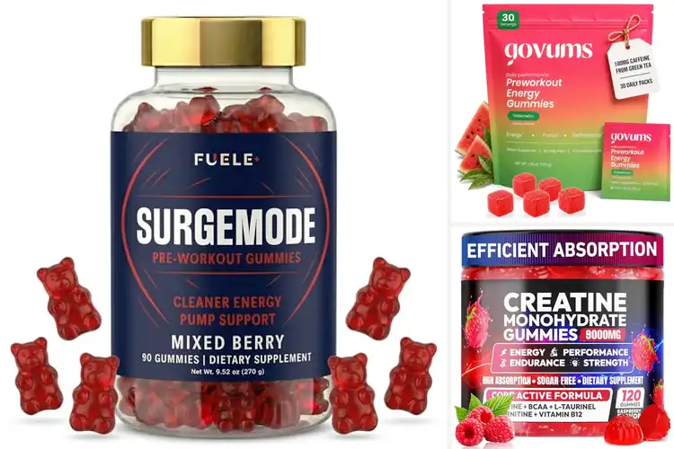Detailed view of Best Pre-Workout Gummies