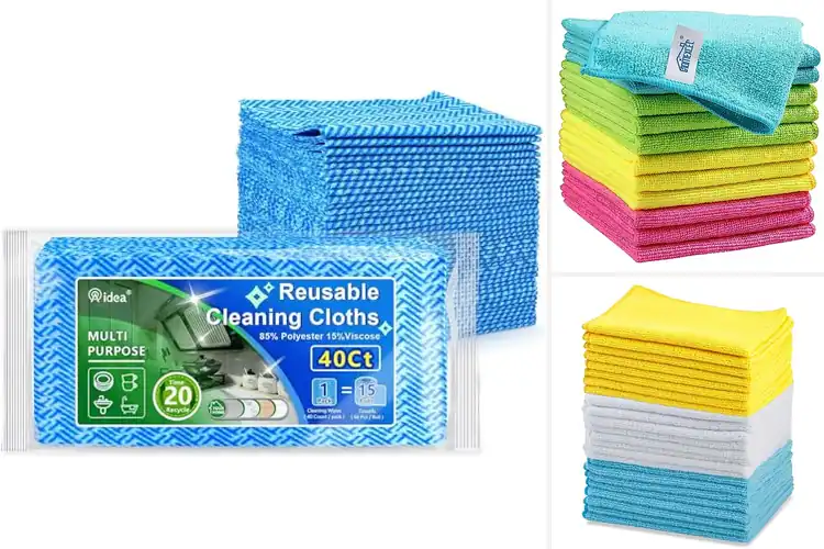 Detailed view of Best Reusable Cleaning Cloths