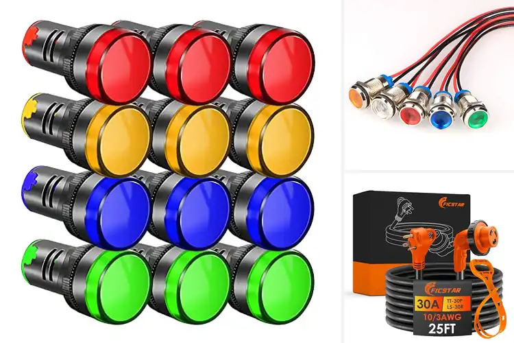 Detailed view of Best RV LED Power Indicators