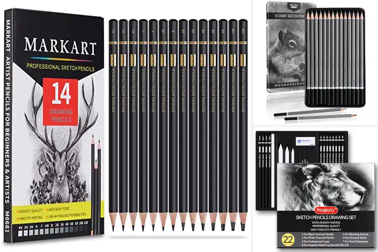 Detailed view of Best Shading Pencils