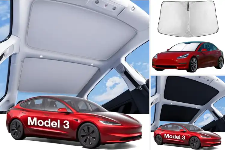 Detailed view of Best Tesla Model 3 Sunshades: Keep Your Car Cool Daily