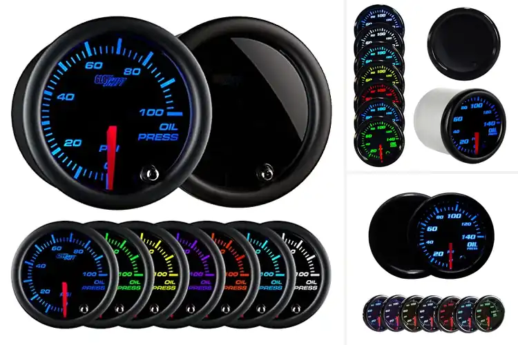 Detailed view of Best Tinted Lens Oil Pressure Gauges