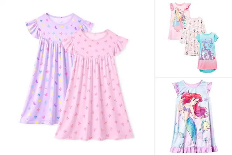 Detailed view of Best Toddler Girl Nightgowns